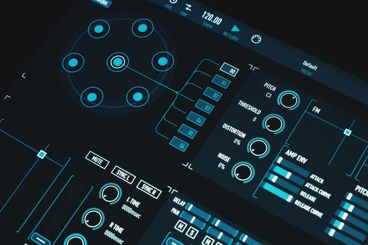 services-01 A high-tech digital interface showcasing control parameters and futuristic data visualization.
